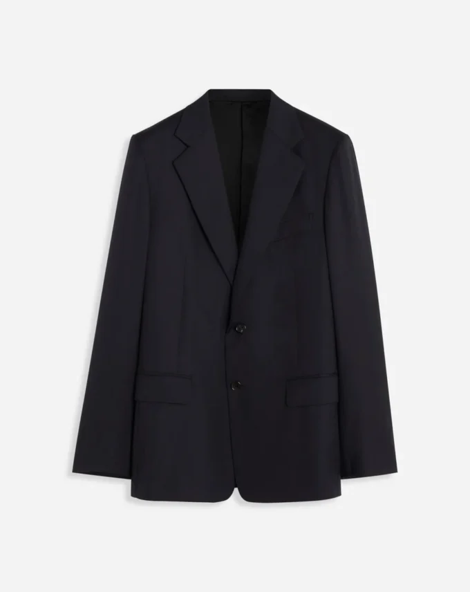 Chaqueta de un solo pecho con bolsillos con solapa Chaqueta de un solo pecho con bolsillos con solapa