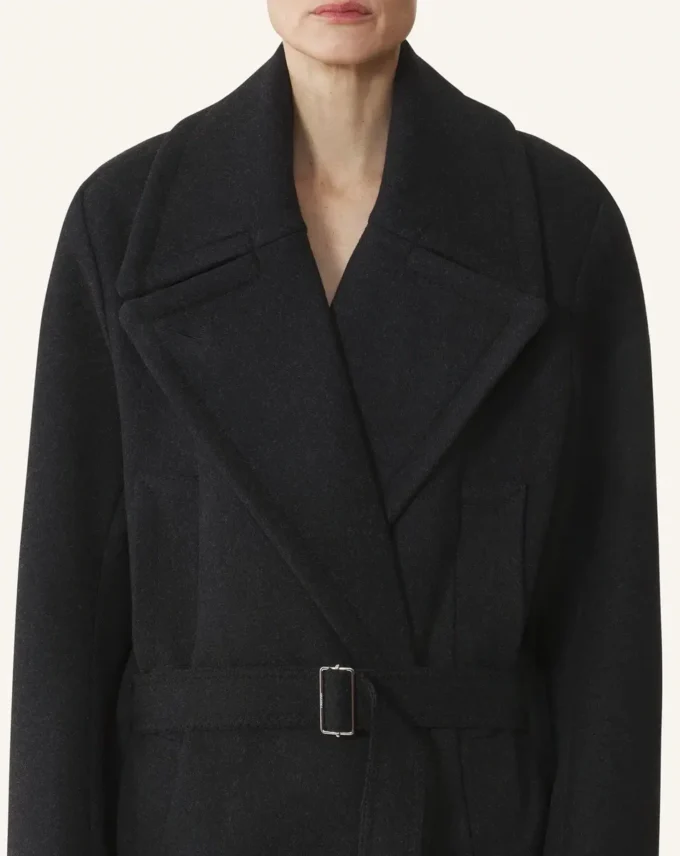 Chaqueta larga de lana Chaqueta larga de lana