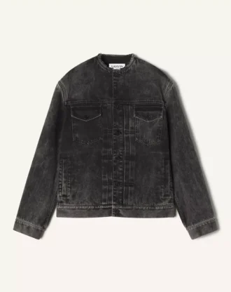 Chaqueta vaquera lavada de corte holgado