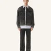 Chaqueta vaquera lavada de corte holgado Chaqueta vaquera lavada de corte holgado