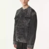 Chaqueta vaquera lavada de corte holgado Chaqueta vaquera lavada de corte holgado