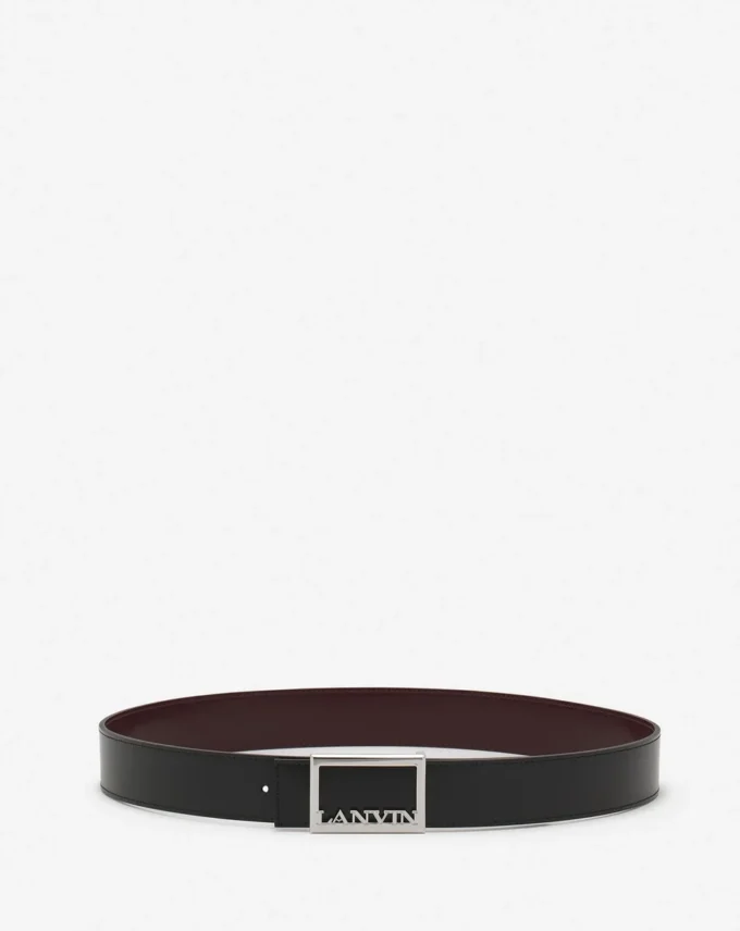 Cinturón reversible de piel Lanvin Signature Cinturón reversible de piel Lanvin Signature