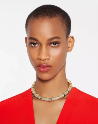 Collar gargantilla Melodie con pedrería