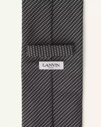 Corbata de seda Mini Chevron