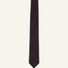 Corbata lisa de piqué de seda
