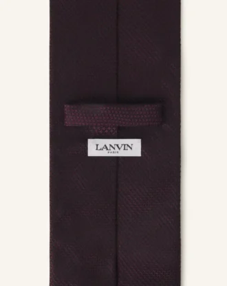 Corbata lisa de piqué de seda