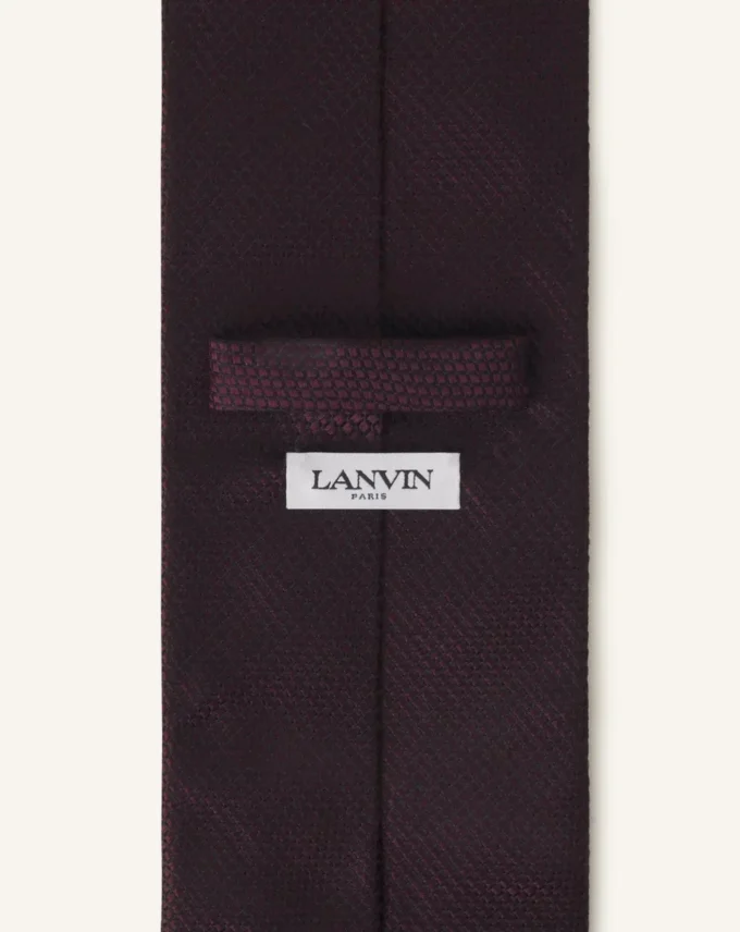 Corbata lisa de piqué de seda