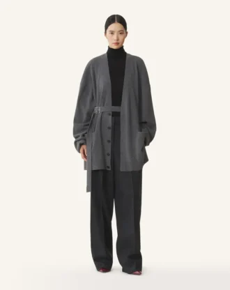Cárdigan oversize de lana y cachemira