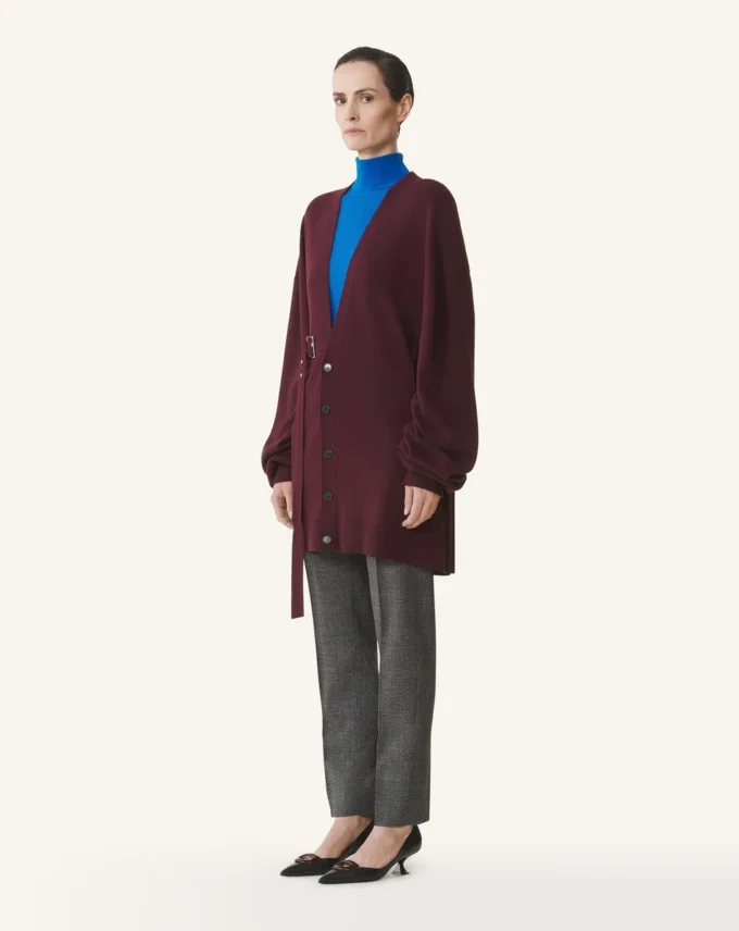 Cárdigan oversize de lana y cachemira Cárdigan oversize de lana y cachemira