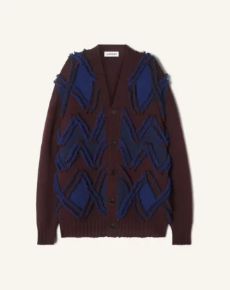 Cárdigan oversize en jacquard Cárdigan oversize en jacquard
