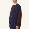 Cárdigan oversize en jacquard