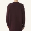 Cárdigan oversize en jacquard