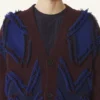 Cárdigan oversize en jacquard
