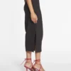 Falda midi de lana y viscosa Falda midi de lana y viscosa