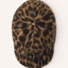 Gorra con estampado de leopardo