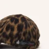 Gorra con estampado de leopardo