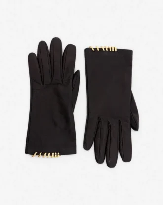 Guantes de cuero Melodie de Lanvin