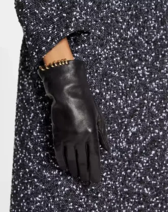 Guantes de cuero Melodie de Lanvin