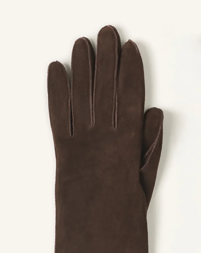Guantes largos y estrechos de ante Guantes largos y estrechos de ante