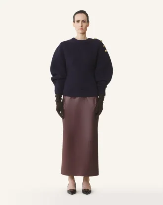 Jersey de lana acanalado