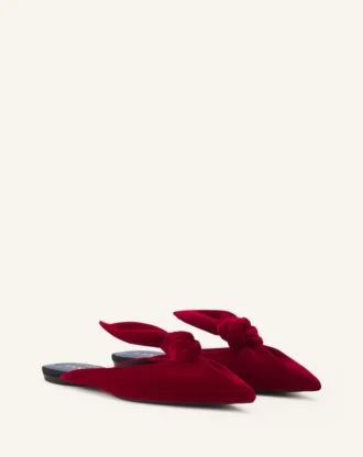 Mules con lazo de terciopelo Midnight Step Mules con lazo de terciopelo Midnight Step