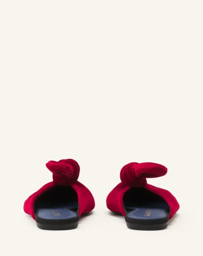 Mules con lazo de terciopelo Midnight Step Mules con lazo de terciopelo Midnight Step