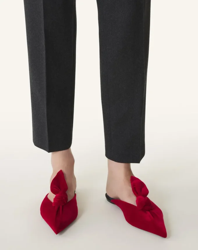 Mules con lazo de terciopelo Midnight Step Mules con lazo de terciopelo Midnight Step