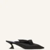 Mules de tacón con lazo Midnight Step en piel Mules de tacón con lazo Midnight Step en piel