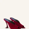 Mules Midnight Step en terciopelo Mules Midnight Step en terciopelo