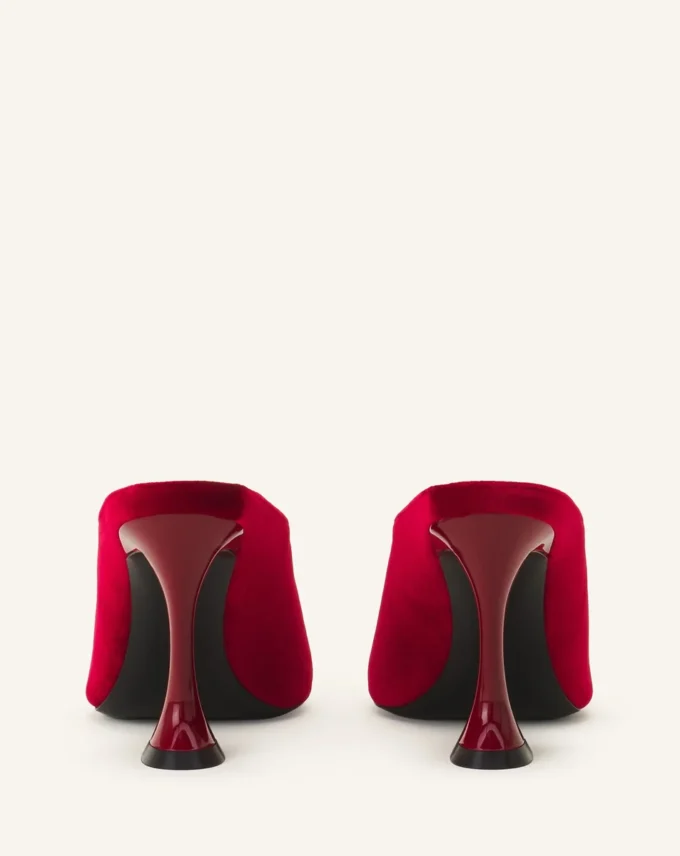Mules Midnight Step en terciopelo Mules Midnight Step en terciopelo