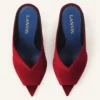 Mules Midnight Step en terciopelo Mules Midnight Step en terciopelo