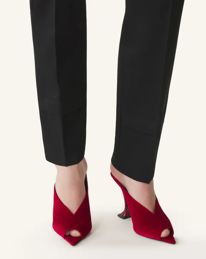 Mules Midnight Step en terciopelo Mules Midnight Step en terciopelo