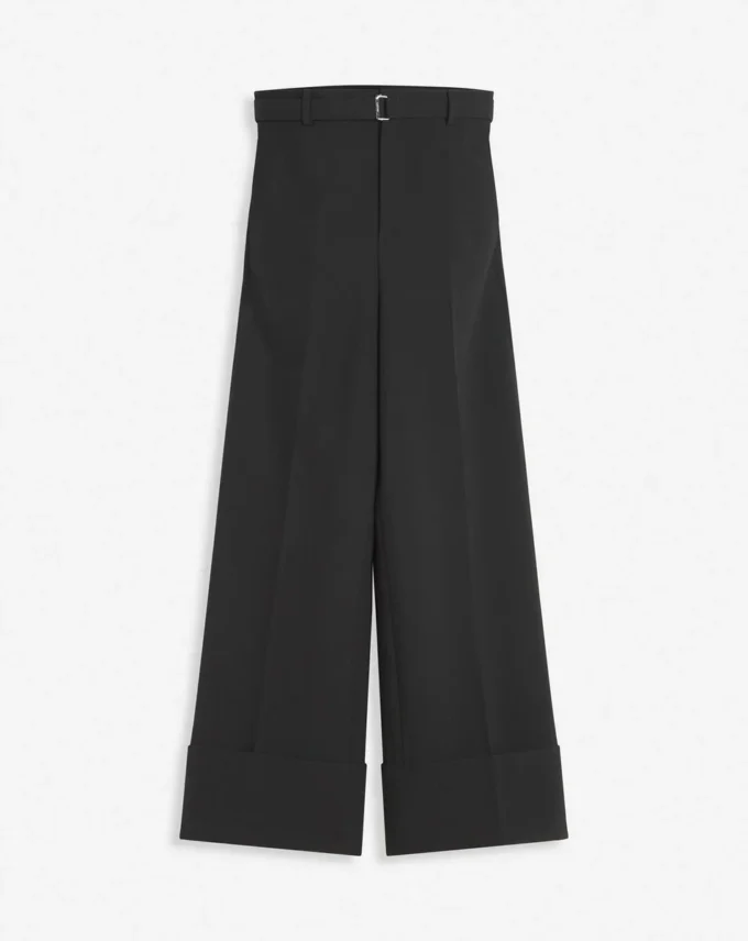 Pantalones anchos con vueltas Pantalones anchos con vueltas
