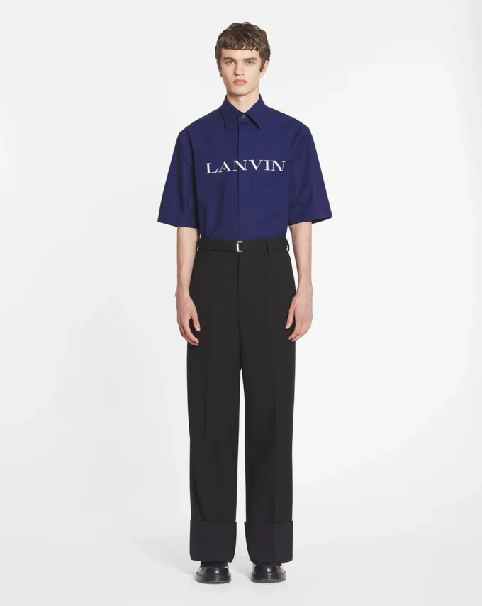 Pantalones anchos con vueltas Pantalones anchos con vueltas
