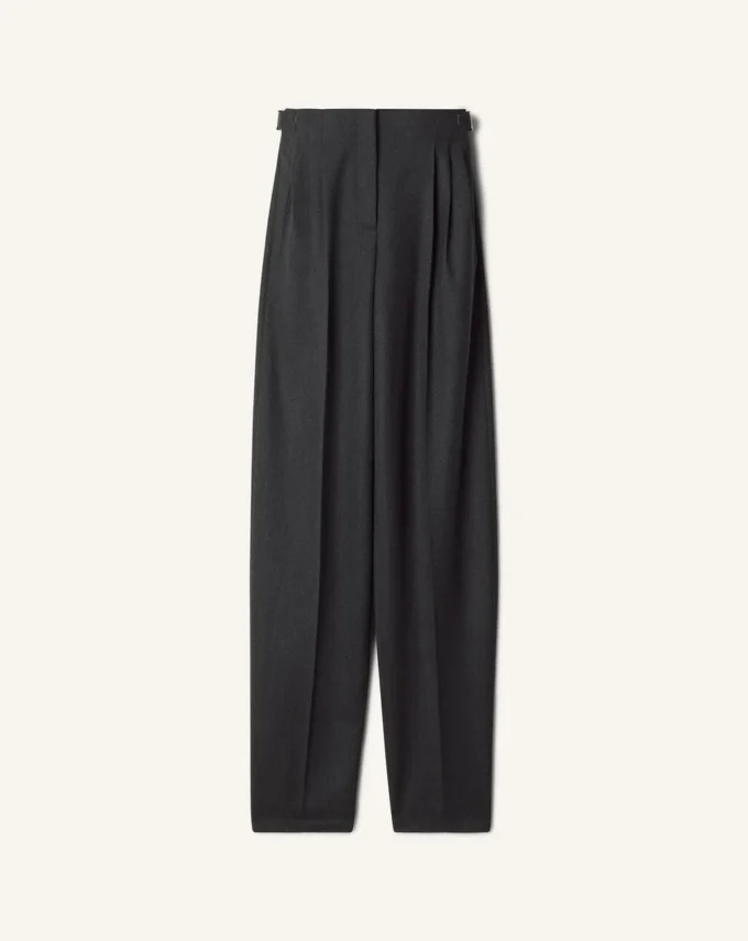 Pantalones anchos de franela Pantalones anchos de franela