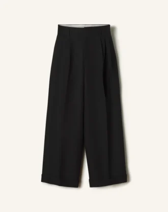 Pantalones anchos de franela