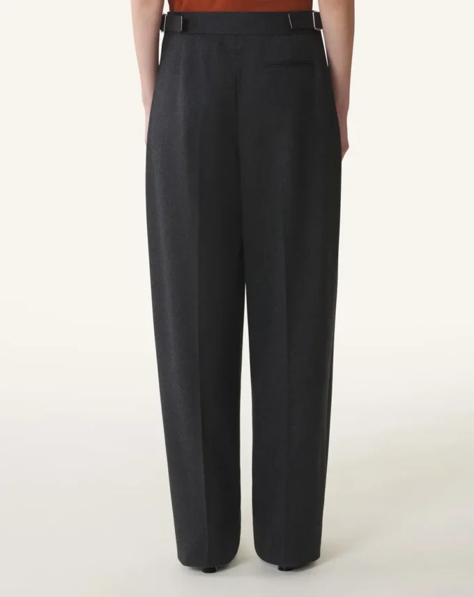 Pantalones anchos de franela Pantalones anchos de franela
