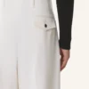 Pantalones anchos de lana Pantalones anchos de lana