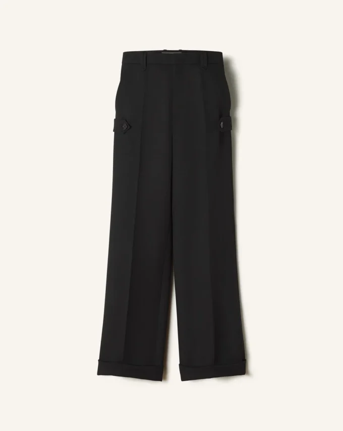Pantalones chinos de lana ligera Pantalones chinos de lana ligera