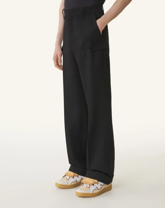 Pantalones chinos de lana ligera Pantalones chinos de lana ligera