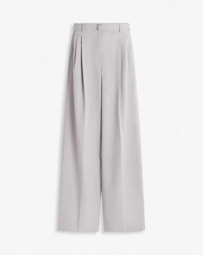 Pantalones de algodón con pinzas