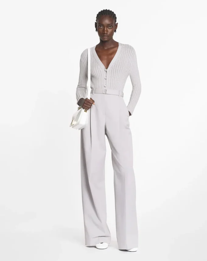 Pantalones de algodón con pinzas