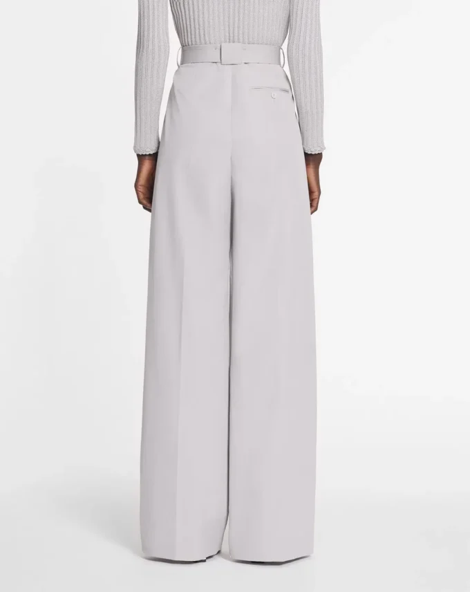 Pantalones de algodón con pinzas