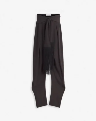 Pantalones de lana y viscosa