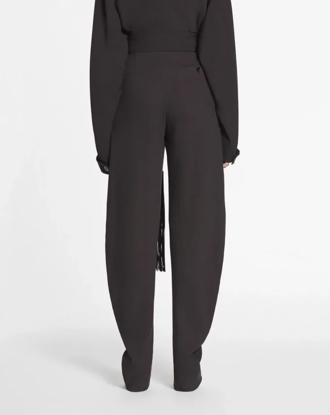 Pantalones de lana y viscosa Pantalones de lana y viscosa