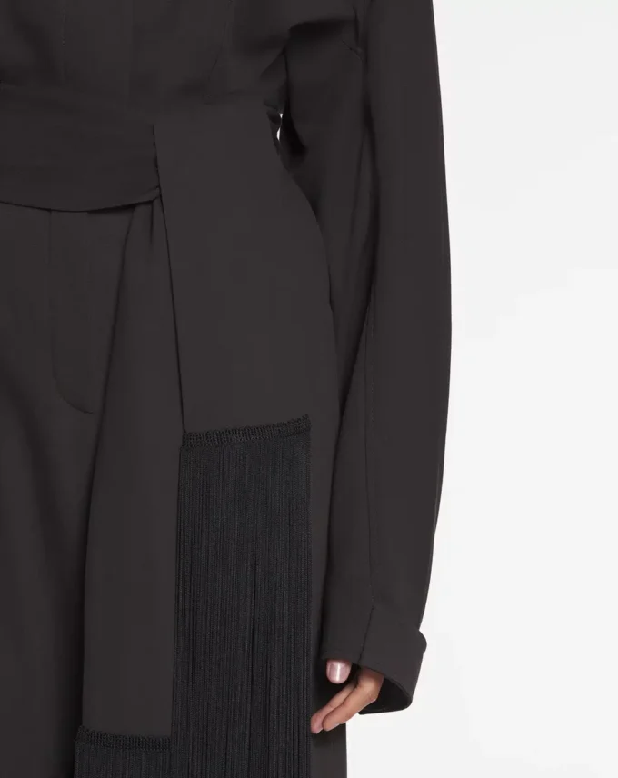 Pantalones de lana y viscosa Pantalones de lana y viscosa