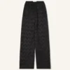 Pantalones fluidos en viscosa jacquard Pantalones fluidos en viscosa jacquard