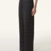 Pantalones fluidos en viscosa jacquard Pantalones fluidos en viscosa jacquard