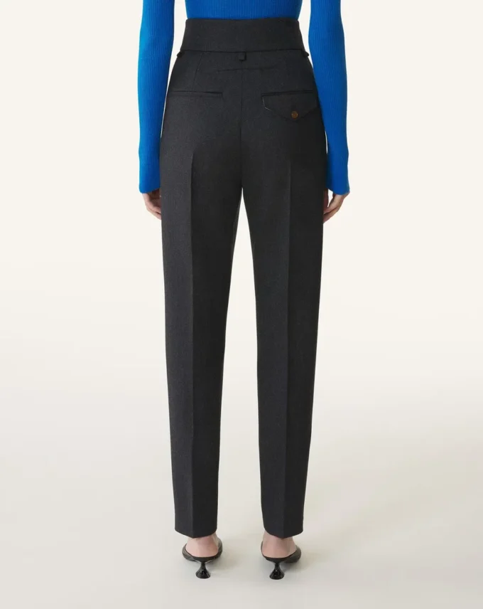 Pantalones pitillo de franela Pantalones pitillo de franela