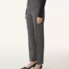 Pantalones pitillo de lana Príncipe de Gales Pantalones pitillo de lana Príncipe de Gales